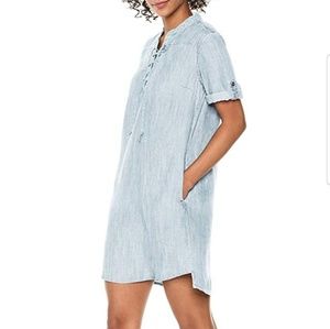 Chelsea & Theodore High Low Tunic Midi Dress